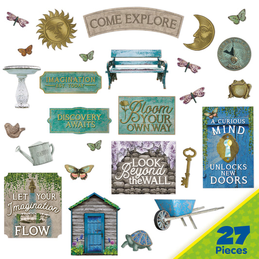 Curiosity Garden Gallery Bulletin Board Set