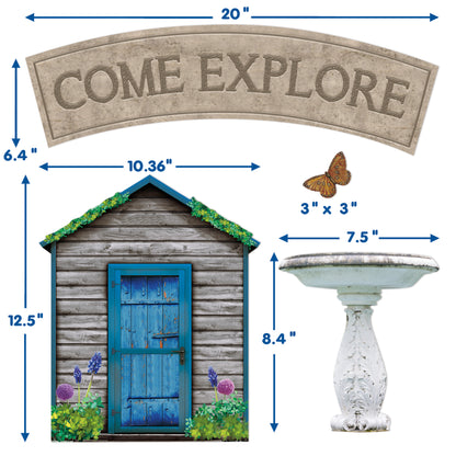 Curiosity Garden Gallery Bulletin Board Set