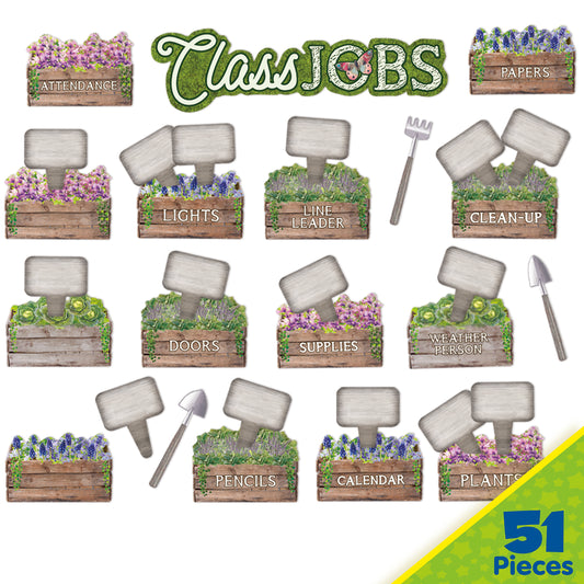 Curiosity Garden Jobs Mini Bulletin Board Set