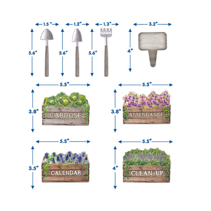 Curiosity Garden Jobs Mini Bulletin Board Set