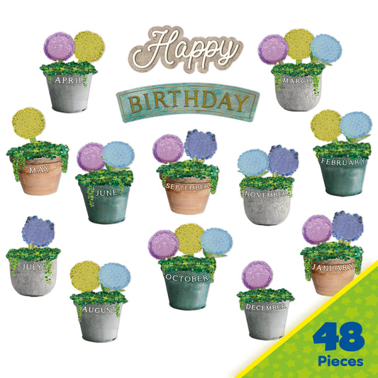 Curiosity Garden Birthday Mini Bulletin Board Set