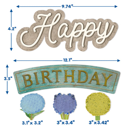 Curiosity Garden Birthday Mini Bulletin Board Set