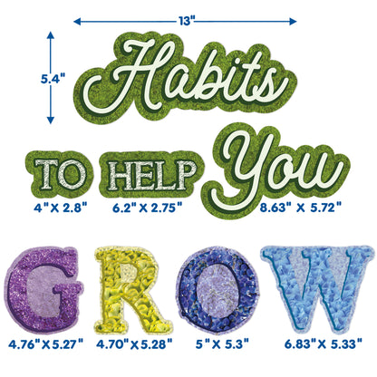 Curiosity Garden Habits Mini Bulletin Board Set