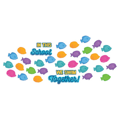 Seas The Day Work Together Mini Bulletin Board Set