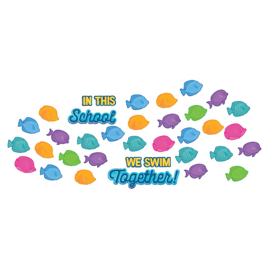 Seas The Day Work Together Mini Bulletin Board Set