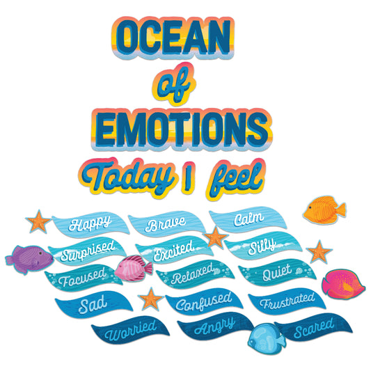 Seas The Day Ocean of Emotions Mini Bulletin Board Set