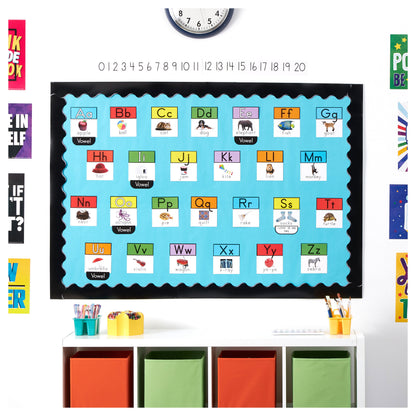 Alphabet Mini Bulletin Board Set