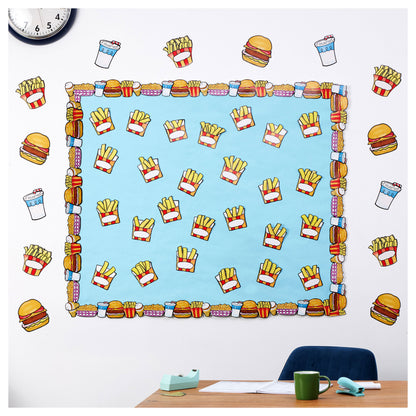 French Fry Mini Bulletin Board Set