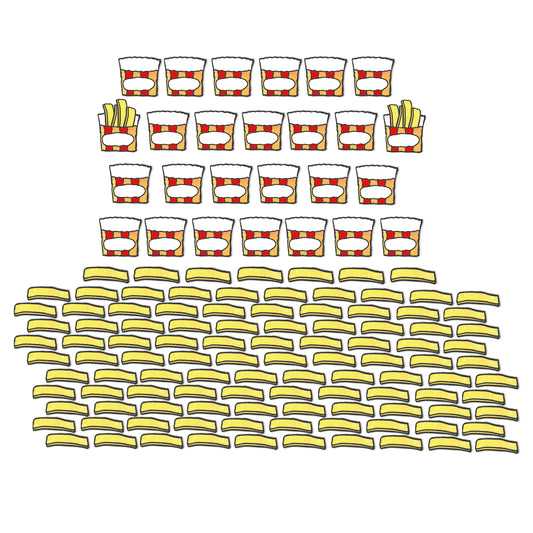 French Fry Mini Bulletin Board Set