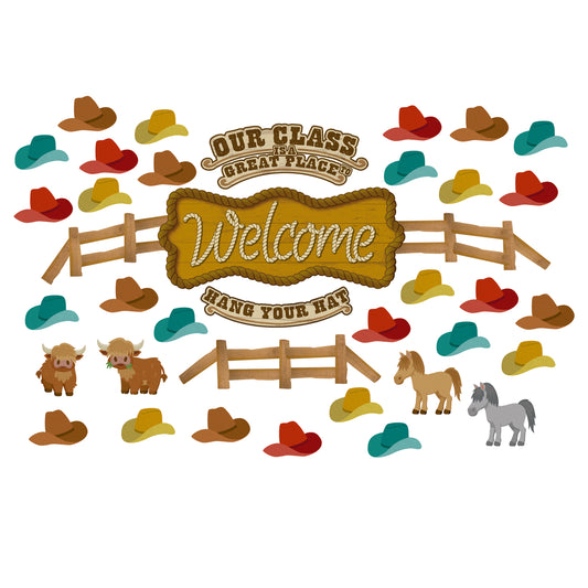 Wild Wild Classroom Welcome Bulletin Board Set
