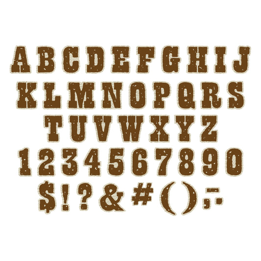 Wild Wild Classroom Deco Letters