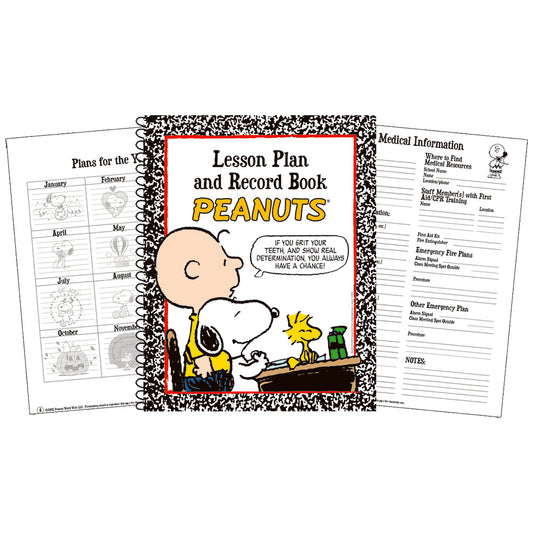 Peanuts Lesson Plan & Record Book