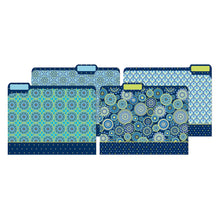 Blue Harmony File Folders