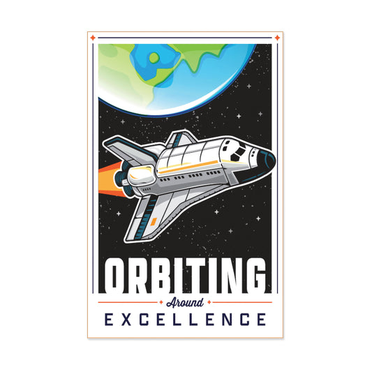 Mission to Explore Orbiting Poster