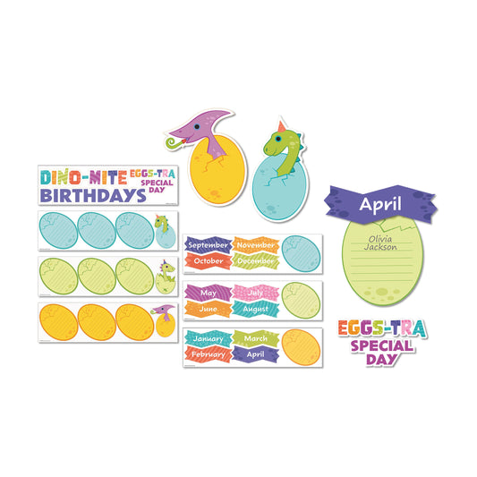 Dino Quest Mini Birthday Bulletin Board Set