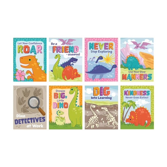 Dino Quest Mini Poster Set
